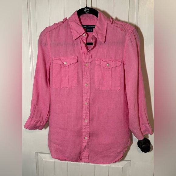 Ralph Lauren Sport 100% Linen Button Down - Picture 1 of 5